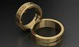 Купить Обручальные кольца "Памятная дата" - Обручальные кольца из золота - фото 3