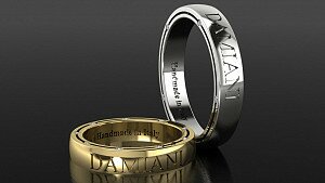 Купить Обручальные кольца "Damiani" - Обручальные кольца из золота