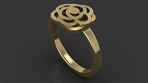 Купить "Кружева" - Детские кольца из золота