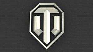 Купить Золотой значок "World of tanks" - значки из золота