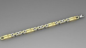 Купить Мужской золотой браслет «Ветер странствий» - мужские браслеты из золота