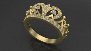 Купить Кольцо помолвочное «Изабелла» - Помолвочные кольца из золота