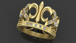 Купить Кольцо женское «Минерва» - Помолвочные кольца из золота