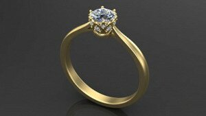 Купить Кольцо помолвочное «Беатрис» - Помолвочные кольца из золота