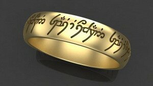 Купить «Кольцо Всевластия» - Мужские кольца и перстни из золота