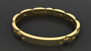 Купить Золотой браслет «Вильгельм» - мужские браслеты из золота