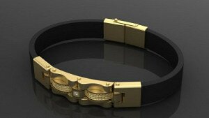 Купить Золотой браслет «Морской волк» - мужские браслеты из золота