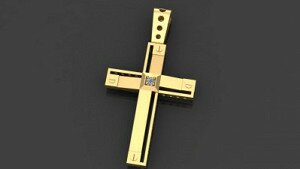 Купить Крест золотой - мужские подвески и кресты из золота