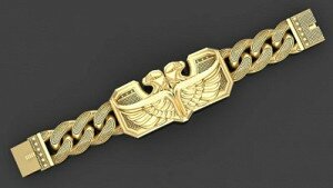 Купить Браслет мужской «Король неба» - мужские браслеты из золота