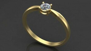 Купить "Аврора" - Женские кольца из золота