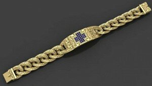 Купить Браслет мужской «Тамплиер» - мужские браслеты из золота