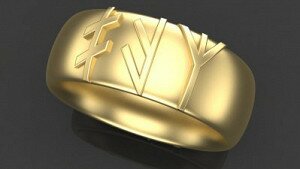 Купить Кольцо золотое - Старославянские кольца из золота