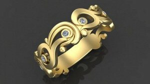 Купить "Елизавета" - Женские кольца из золота