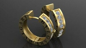 Купить Серьги женские «Bvlgari» - Серьги-кольца из золота